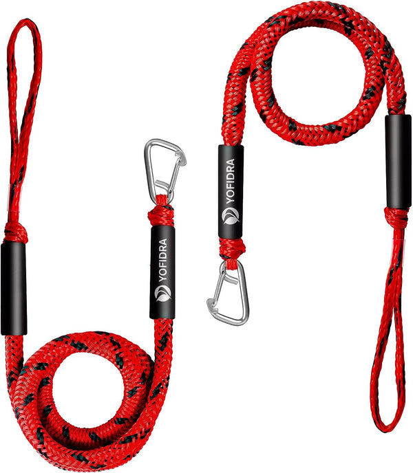 Bungee Dock Line Boat Accessories（red）